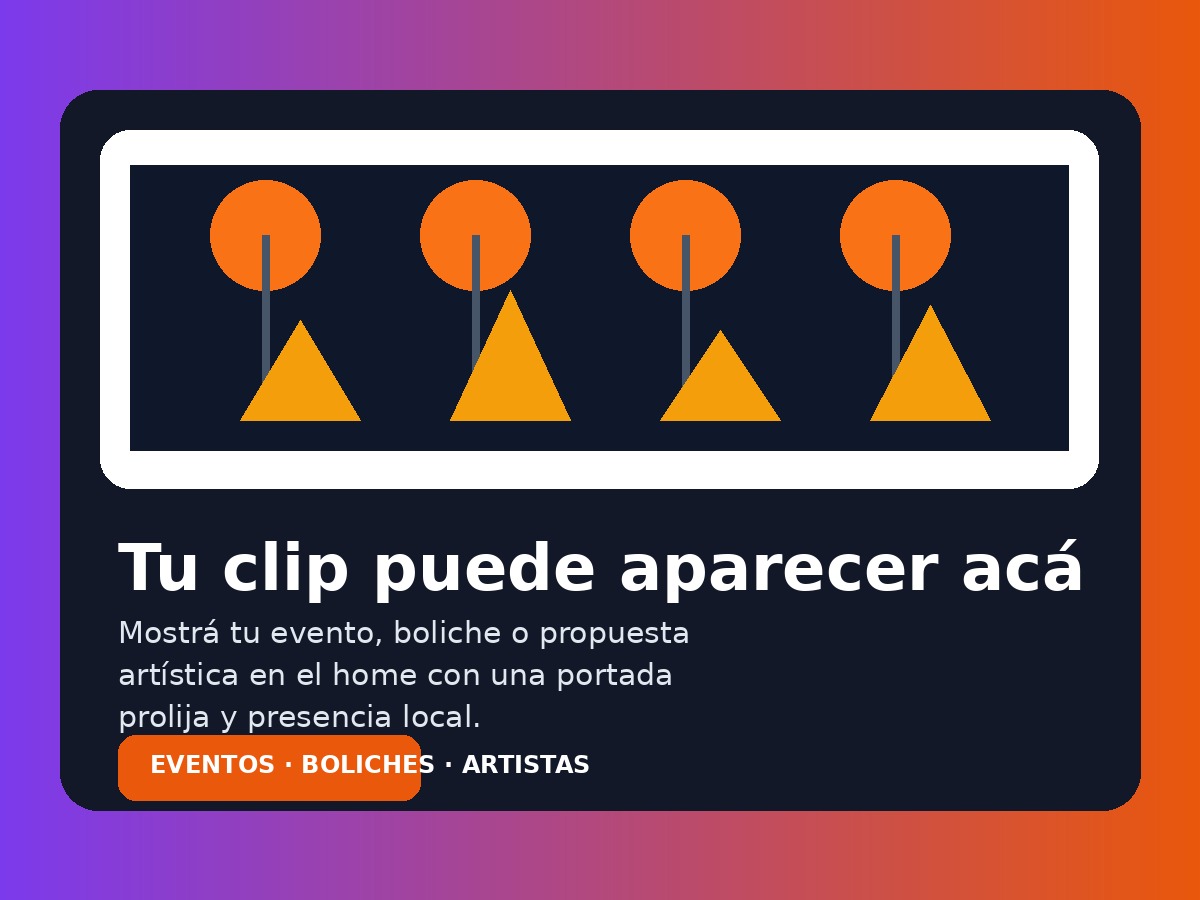 Tu clip puede aparecer en GualeMarket